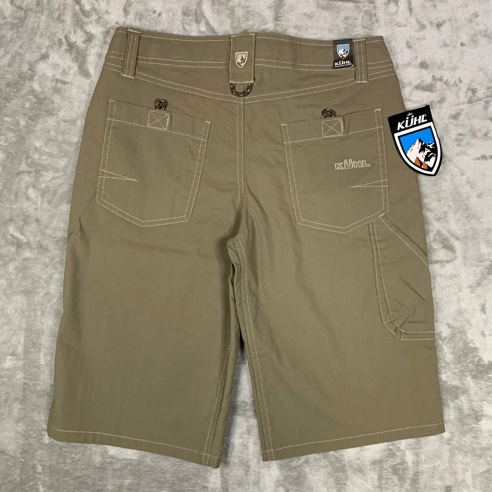 KUHL Boys Ramblr Shorts Khaki Youth Size L 14-16 Outdoor Hiking Cargo 5534 NEW